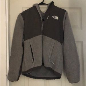 Grey North Face